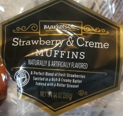 Strawberry & Creme Flavored Muffins
