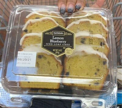 Lemon Blueberry Iced Loaf Cake