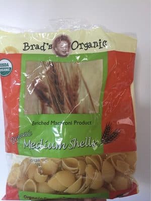 Organic Medium Shells, Enriched Macaroni Product