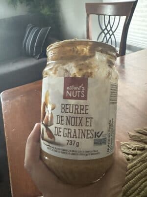 Beurre De Noix Et De Graines