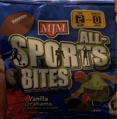 All sports bites vanilla grahams