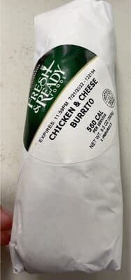 Chicken & cheese burrito