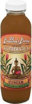 Buddha's Brew, Craft Brewed Kombucha, Ginger