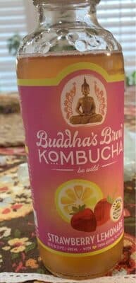 Buddhas Brew Strawberry Lemonade Kombucha