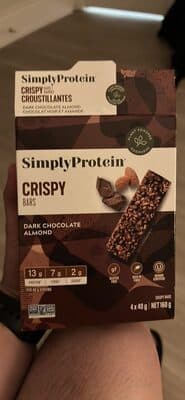 Crispy Bars Dark Chocolate Almond