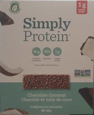 Barre chocolat coco