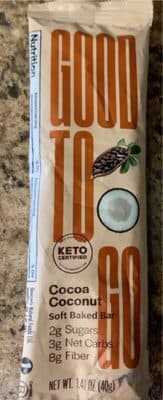Cocoa Coconut Soft Baked Bar
