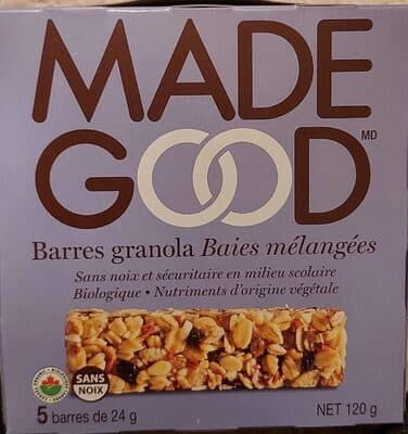 Barre Granola Baies Mlanges