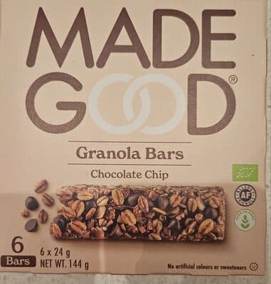 Chocolate Chip Granola Bars