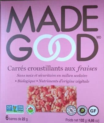 Strawberry Crispy Square