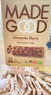 Chocolate Chip Granola Bars