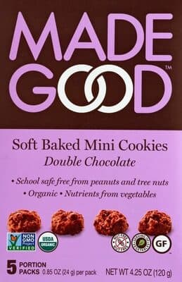 Double Chocolate Organic Soft Baked Mini Cookies