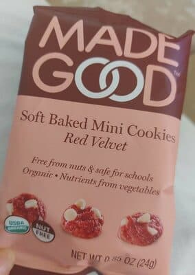 Soft Baked Mini Cookies, Red Velvet