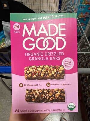 Organic Drizzled Granola Bars