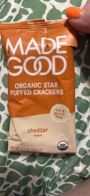 Organic Star Puffed Crackers