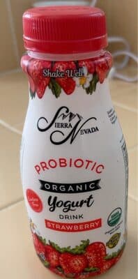 Strawberry Probiotic Yogurt Drink