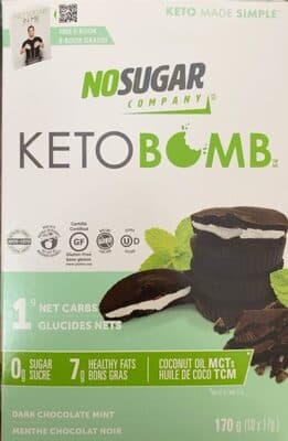 Dark Chocolate Mint Keto Bomb