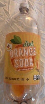 Diet orange soda