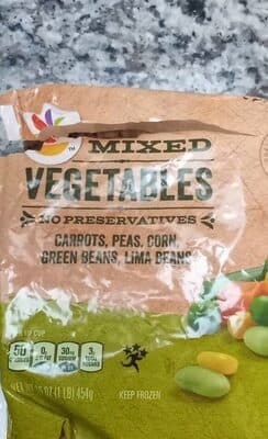 Mixed vegetables - frozen