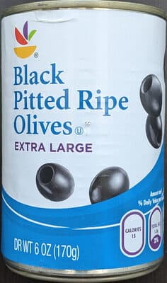 Extra Large Black Pitted Ripe Olives