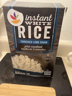 Instant White Rice