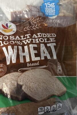 100% WHOLE WHEAT BREAD