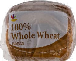 100% WHOLE WHEAT BREAD