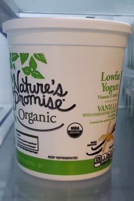 Vanilla Organic Lowfat Yogurt