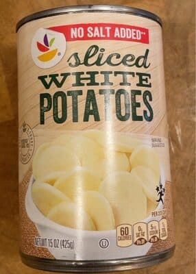 Slices White Potatoes