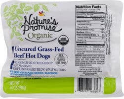 Uncured Beef Hot Dog