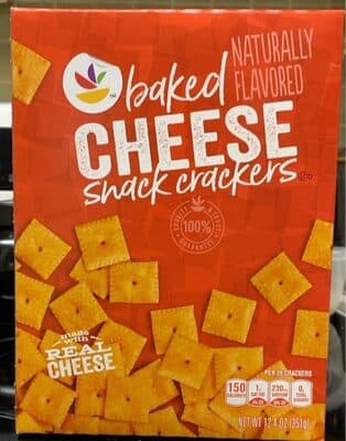 Baked Cheese Snack Crackers