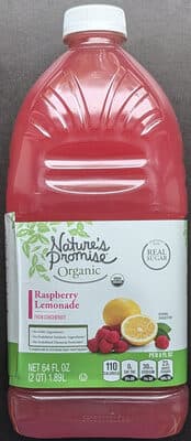 Organic Lemonade, Raspberry
