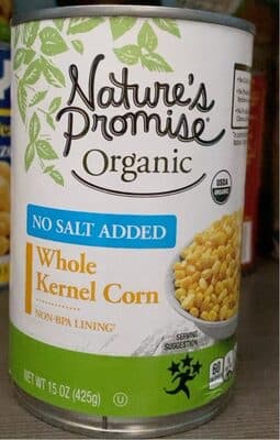 No Salt Added Whole Kernel Corn
