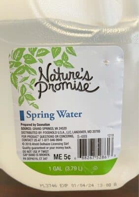 Spring water