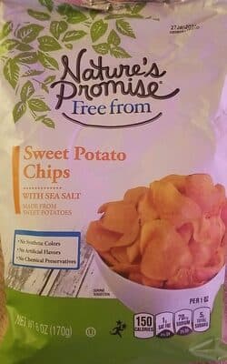 Sweet Potato Chips With Sea Salt