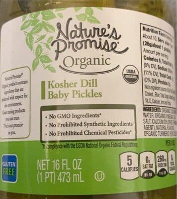 Kosher Dill Baby Pickles