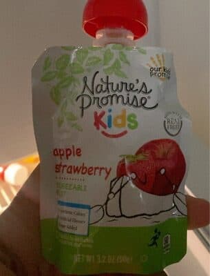 Apple Strawberry Squeezable Fruit