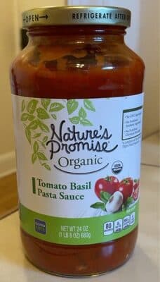 Tomato Basil Organic Pasta Sauce