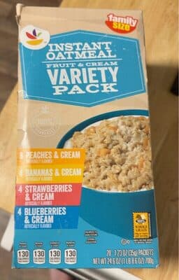 Instant oatmeal