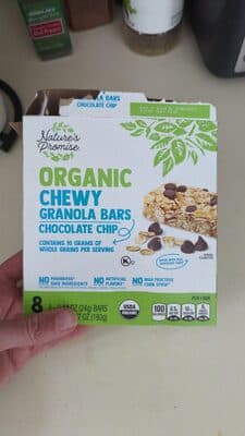 Organic Chewy Granola Bar - Chocolate Chip