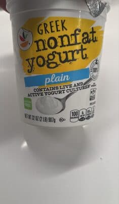Green Non Fat Yogurt