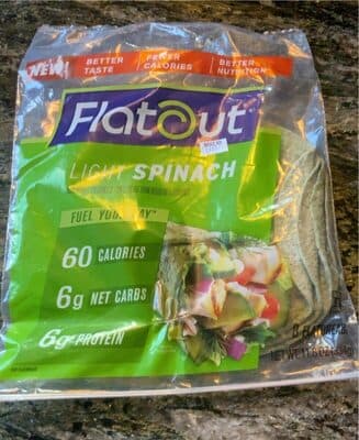 Light Spinach Wraps
