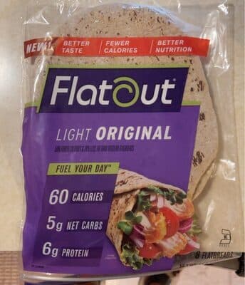 Flatout Light Original Flatbread Wraps