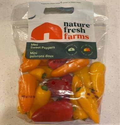 Mini sweet peppers