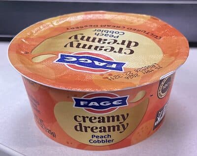Peach Cobbler Cultured Cream Dessert