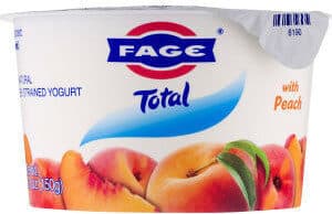 Yogurt With Fruit, Peach