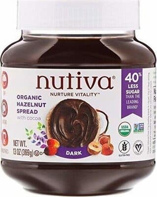 NUTIVA, NURTURE VITALITY, ORGANIC HAZELNUT SPREAD WITH COCOA