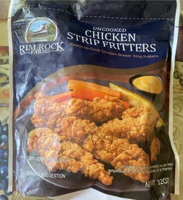 Uncooked Chicken Strip Fritters
