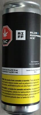 Blue Raspberry Ice Cannabis Beverage