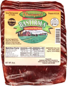 BASTIRMA CURED DRIED BEEF STRIP